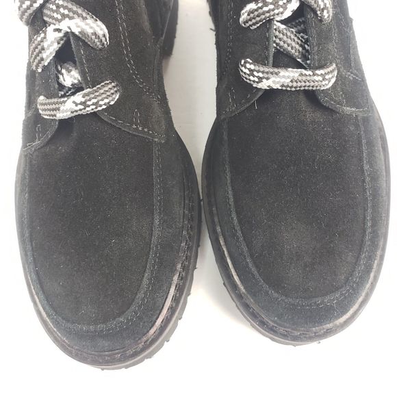 AQUATALIA Women's Mayra Boot Black Size 5 Weatherproof Lace-Up Quilted - Picture 6 of 12